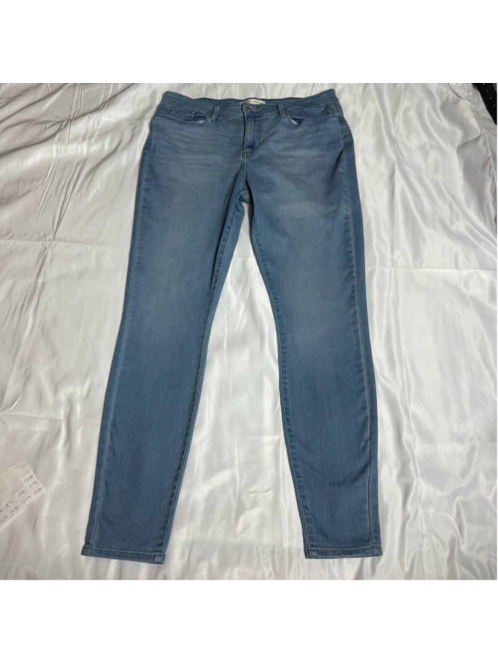 Women's Signature by Levi Strauss Mid-Rise Skinny Jeans Blue Size 14